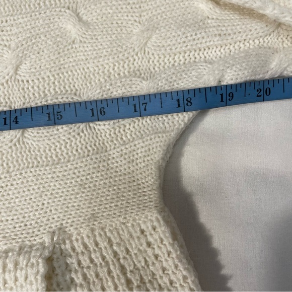 Majora White Cowl Neck Sweater Size Small - Picture 13 of 15